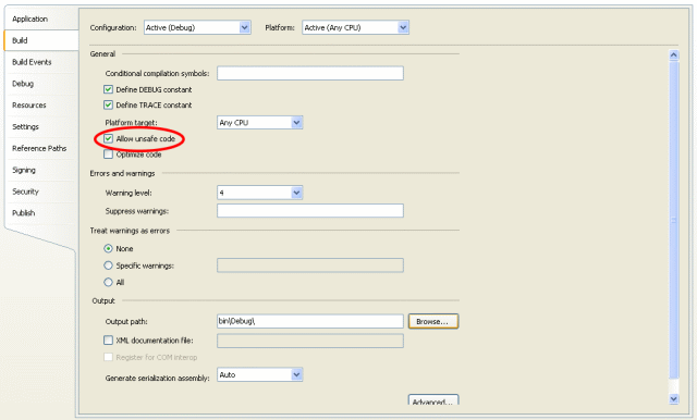 vs-allow-unsafe-code